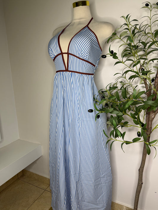 Stripes Maxi Dress