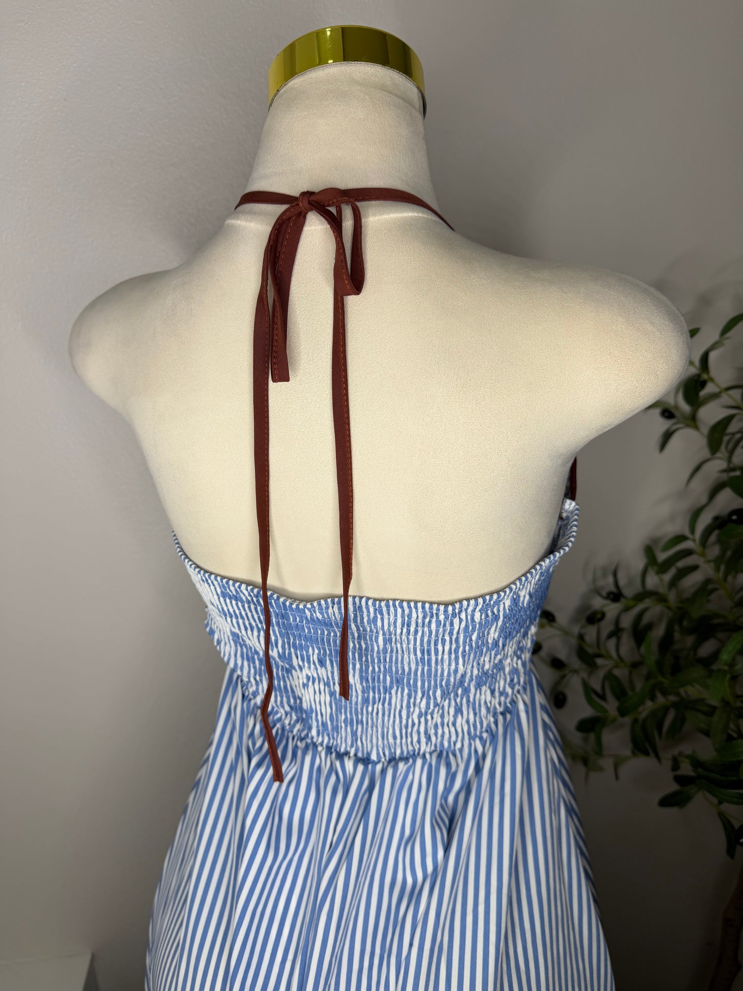 Stripes Maxi Dress