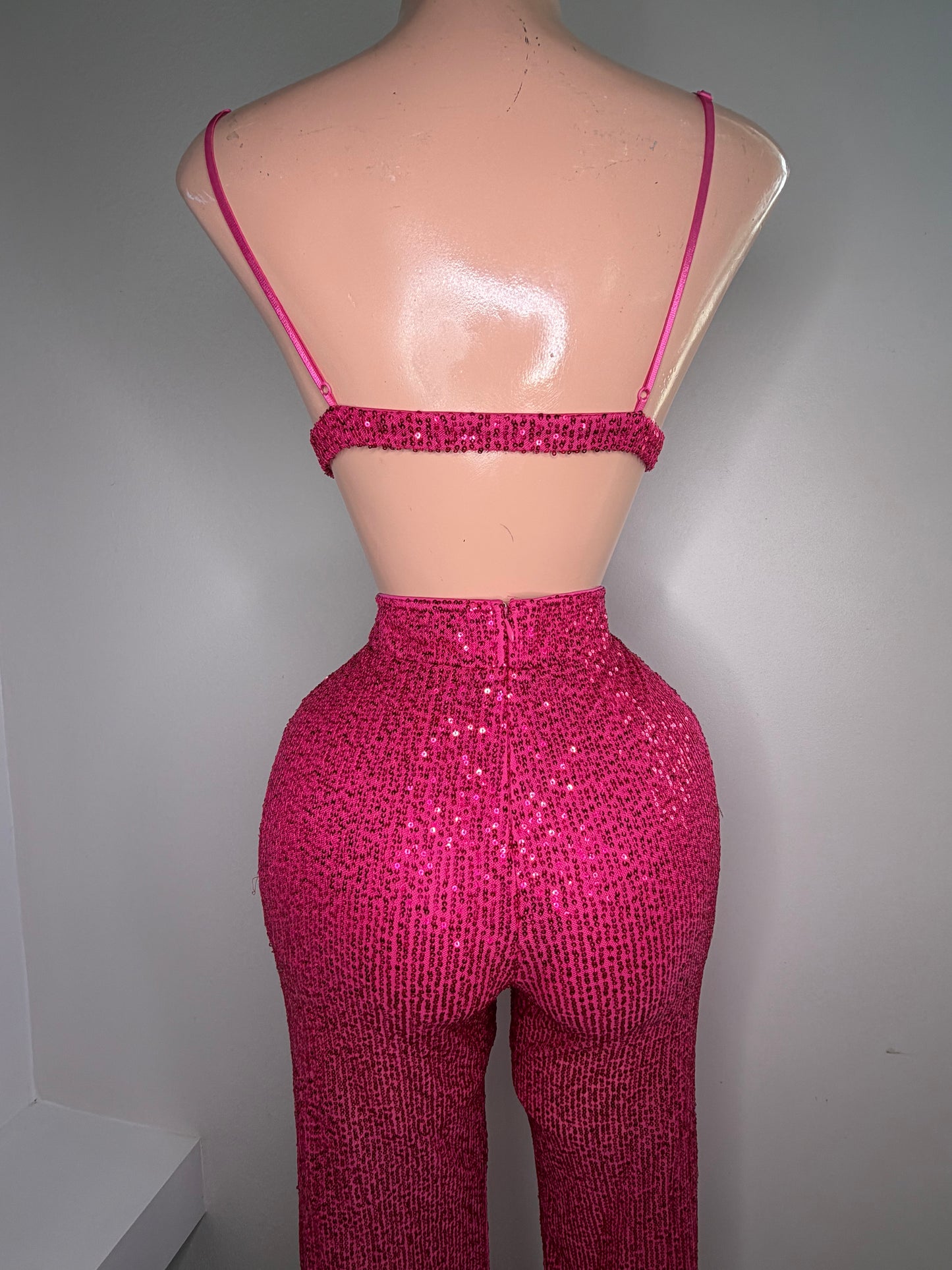 Sequined Set in Pink