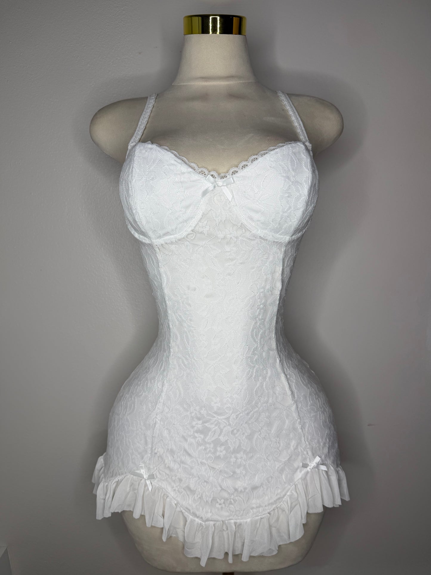 White and Lace Dress