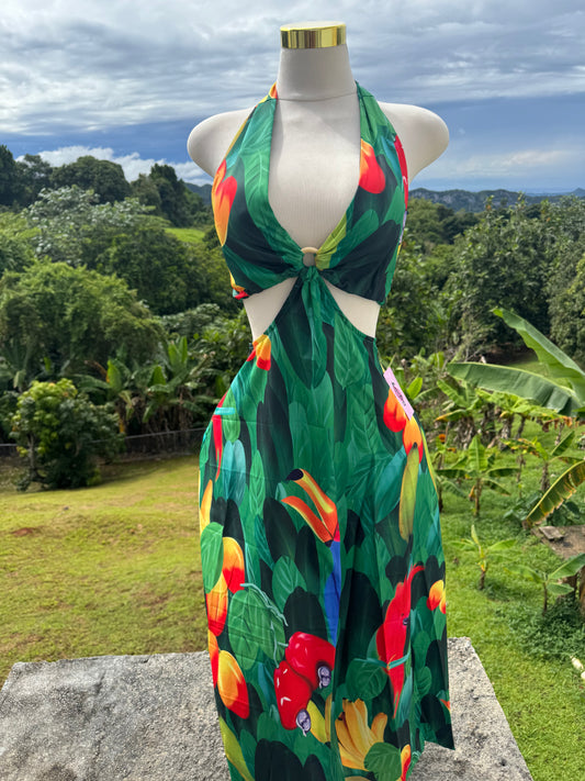Tropical Maxi Dress