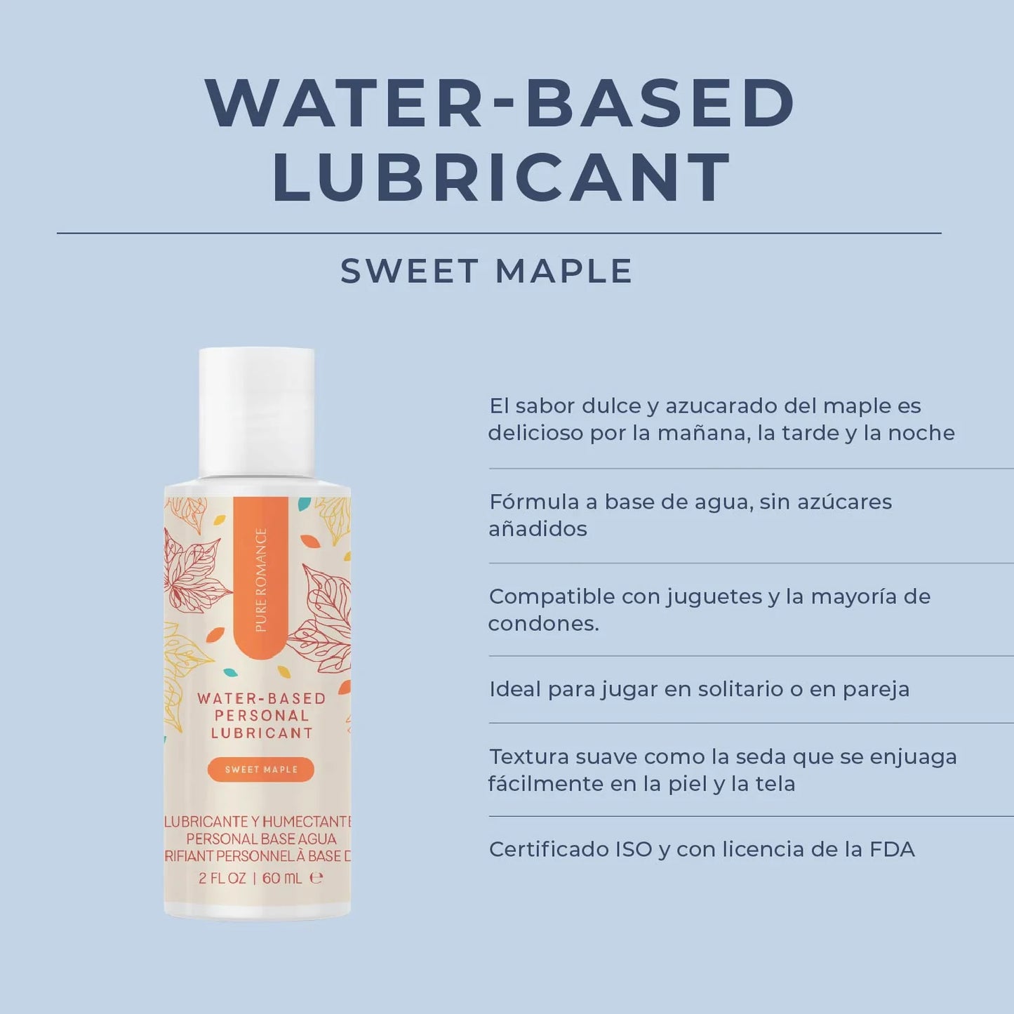 Lubricante- sweet maple