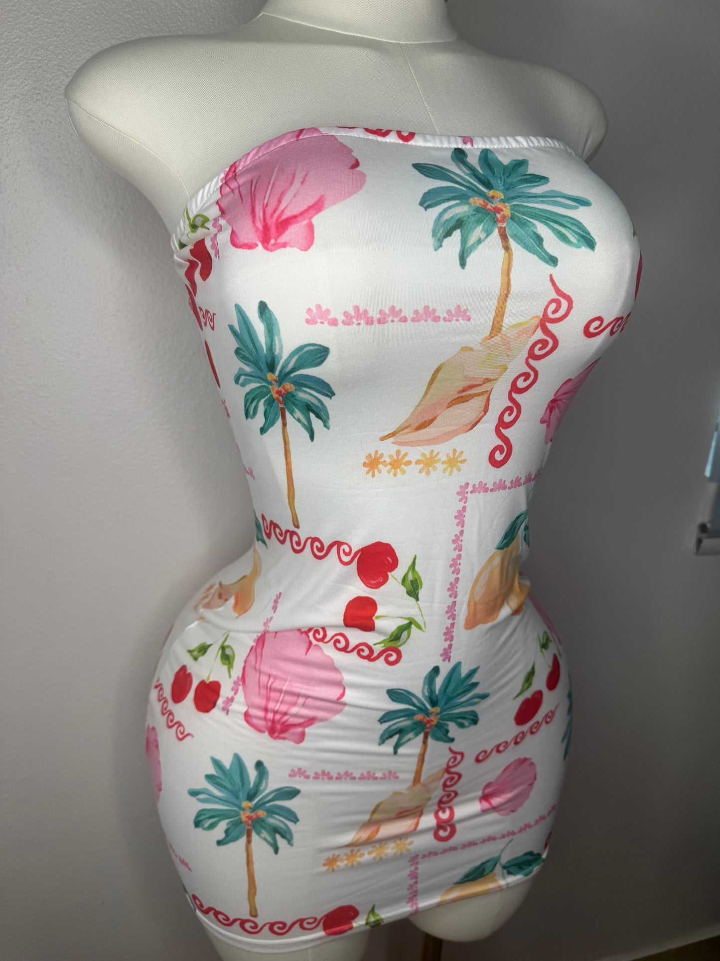 Palms and Seashells Dress