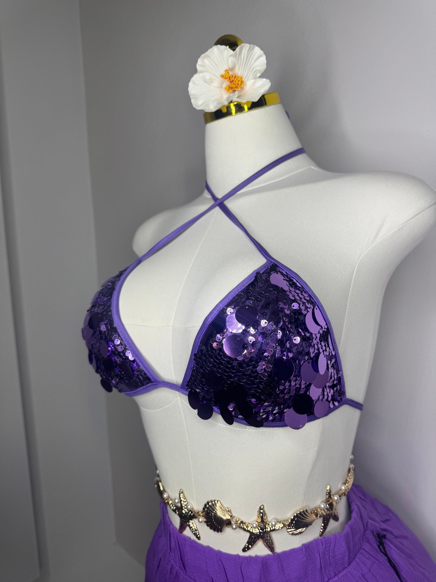 Top Purple Sequins