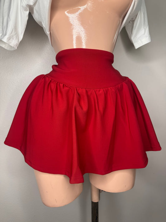 Falda Reina en Roja 🍒