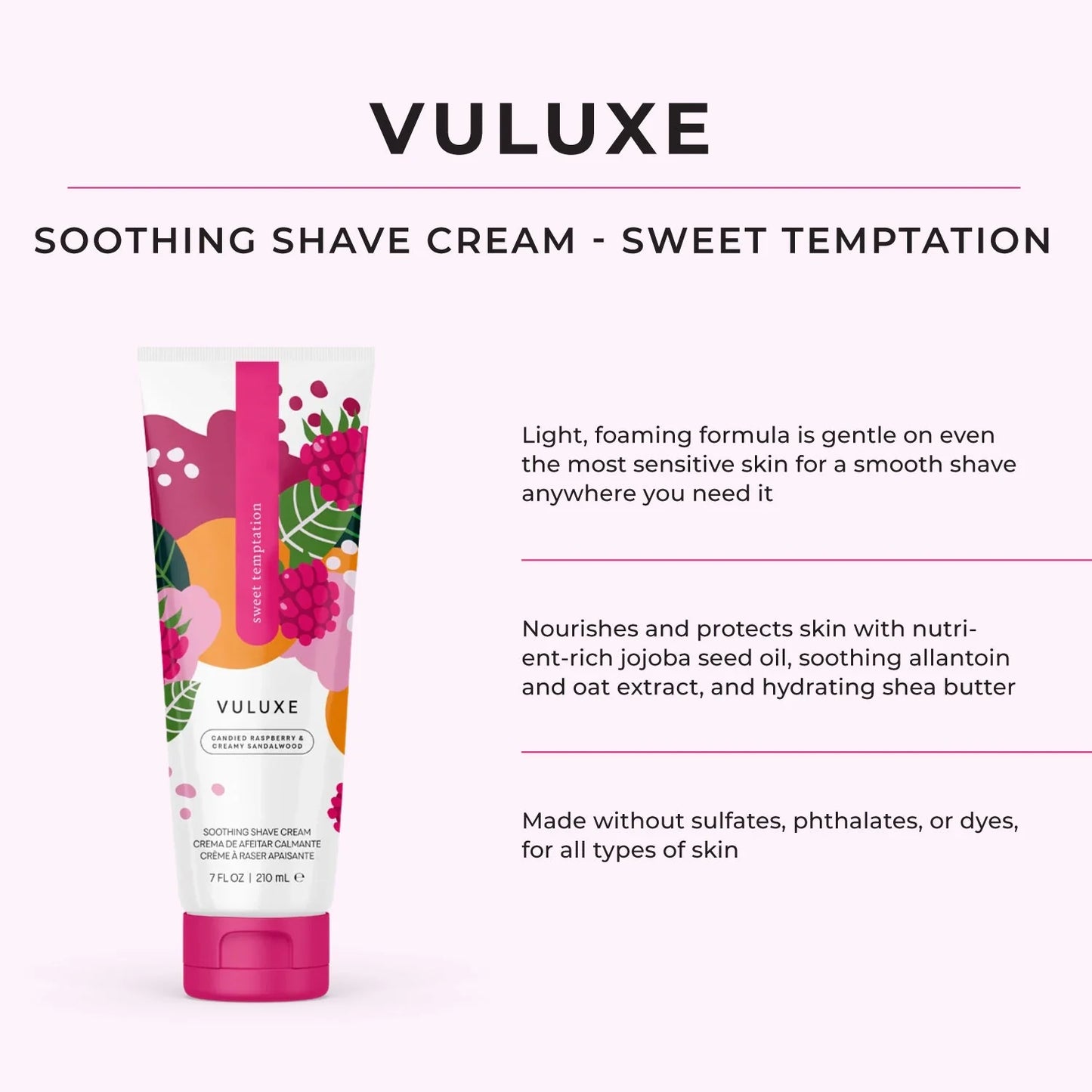 Vuluxe Shaving Cream - Sweet Temptations