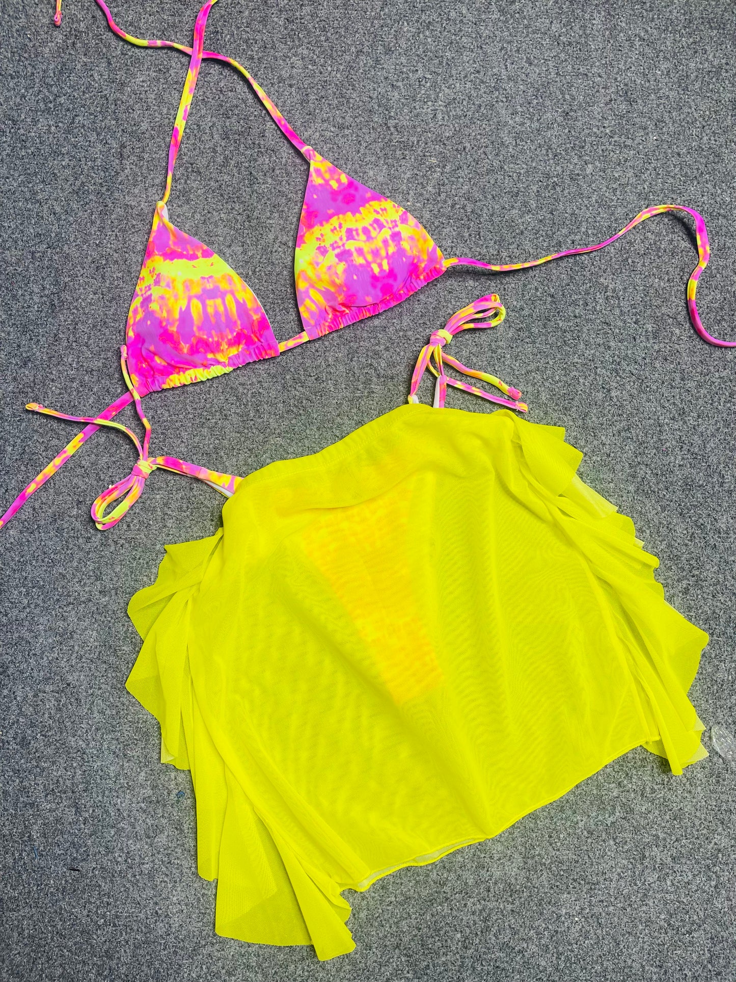 Tie Dye Neon Bikini