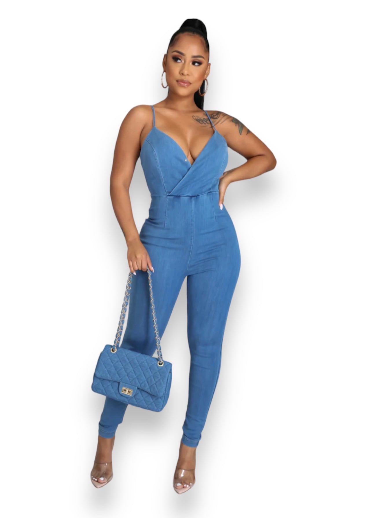 Love Me Denim Jumpsuit